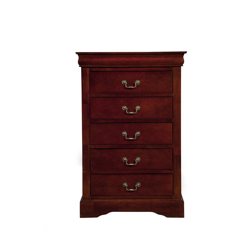 Finish Cappuccino Alpine Furniture West Haven Nightstand Brown