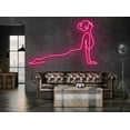 thumbnail image 2 of Glowneon Girl Yoga Neon Sign, Yoga Led Light, Yoga Fitness Decor, 2 of 4