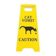 thumbnail image 2 of Clearance!Cat Vomit Sign, Dog Vomit Sign, Yard Warning Sign "Cat Vomit Sign", Funny Cat Signs Decor, Cat/Dog Vomit Signs Funny Black Cat Sign for Bathroom Decor, Vintage Cat Gift (Cat), 2 of 6