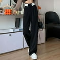 thumbnail image 5 of Womens Pants Wide Leg Pants for Women Women's High Waisted Casual Pants Flowy Loose Wide Leg Trousers Straight Pants Comfortable Stretchy Soft Fabric For Daily Wear, 5 of 7