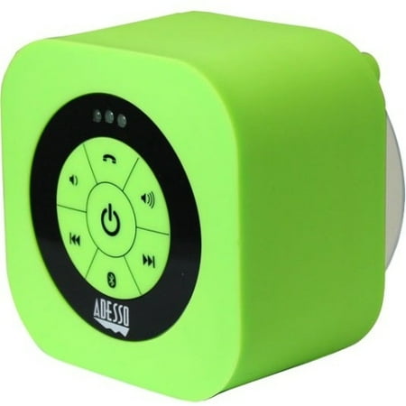 Adesso XtreamS1 Waterproof Bluetooth Speaker, Green