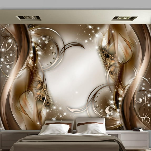 Tiptophomedecor Glam Wallpaper Wall Mural - Cinnamon Trinkets