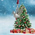 thumbnail image 4 of Wangscanis Christmas Tree Ornament, Solid Pewter Hanging Decoration, Holiday Gift, 4 of 5