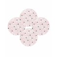 thumbnail image 7 of 15 Inch Round Placemats Set of 4, Pink Christmas Non Slip Heat Insulation PP Table Mats, Xmas Snowflake Snowman Washable Place Mats for Kitchen Dining Party Table Decor, 7 of 7