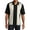 Black/Light Stone, variant on Just Blanks Retro Camp Shirt Camp Style Collar Dyed-to-Match Buttons Open Hem, Black/Royal, 4XL