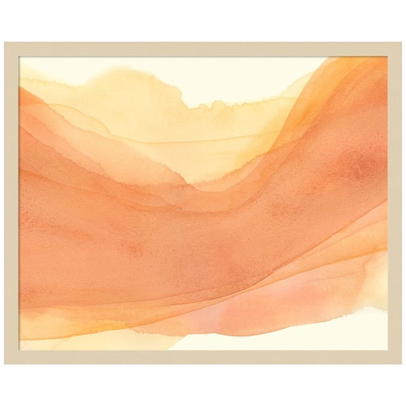Amanti Art Sunset Layers I Wood Framed Wall Art Print