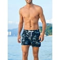 thumbnail image 6 of Mens 5" Short Swim Trunks Quick Dry Swim Shorts with Pockets Swimming Bathing Suits Trunks with Compression Liner, 6 of 6