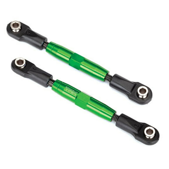 Traxxas 3643G - Rear Aluminum Camber Link Turnbuckle, 83mm, Green (2)