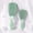 Green 23*7cm+17*6cm, variant on Ultra Paddle Detangler Hair Brush for Women, Ball-Tipped Bristles, Great for Curly & Thick Hair, Blow-Dry Styling Brush for Gentle Detangling