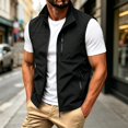 thumbnail image 2 of Awwp Men's Vests Casual Multi-Pocket Outdoor Vest Men's Casual Outdoor Lightweight Vest Quick Dry Fishing Hunting Photo Sleeveless Vest with Pockets Black Size: 2Xl, 2 of 6