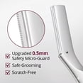 thumbnail image 4 of VELURISS Dermaplane Razor for Women and Men, Metal Facial Hair And Eyebrow Trimmer with 12 Replacement Blades, 4 of 5