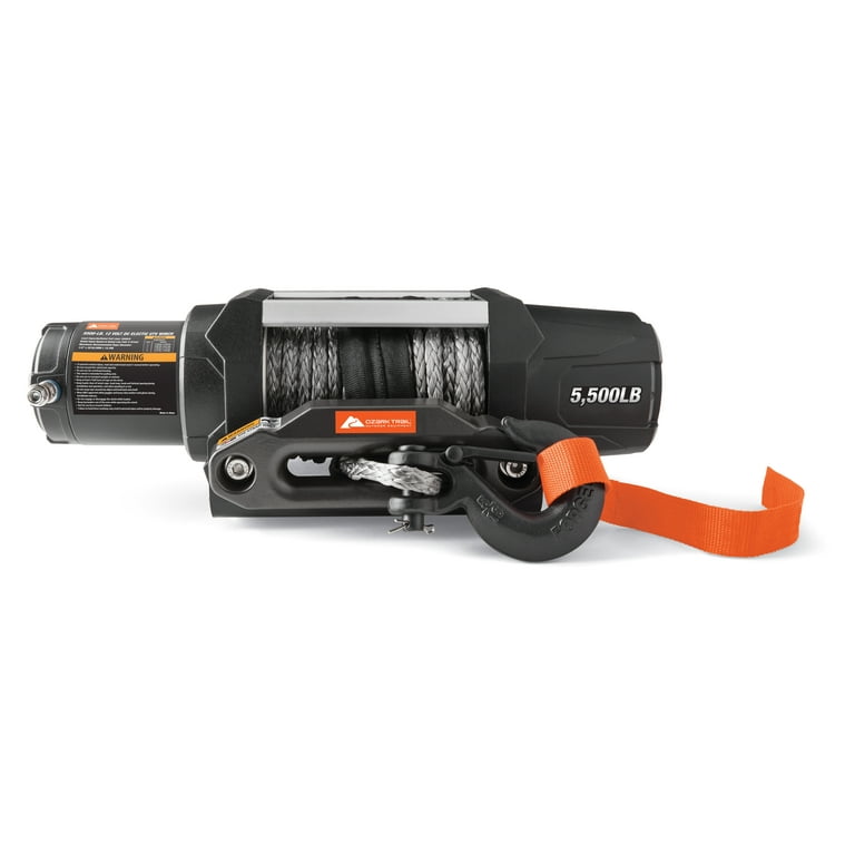 ELECTRIC 　美品　KLEVELAND Ozark Trail 5500LB UTV Electric Winch with Wired Remote, Mounting