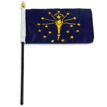 Indiana Flag 4 x 6 Feet Nylon