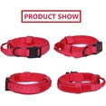 thumbnail image 2 of Tactical Dog Collar Military Dog Collar Adjustable Nylon Dog Collar Heavy Duty Metal Buckle with Handle for Dog Training (Red,L), 2 of 7
