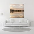 thumbnail image 2 of 14" x 14" Dawn Mist on the Amazon by Andy Mumford - Print on Canvas Fabric Pink, 2 of 3