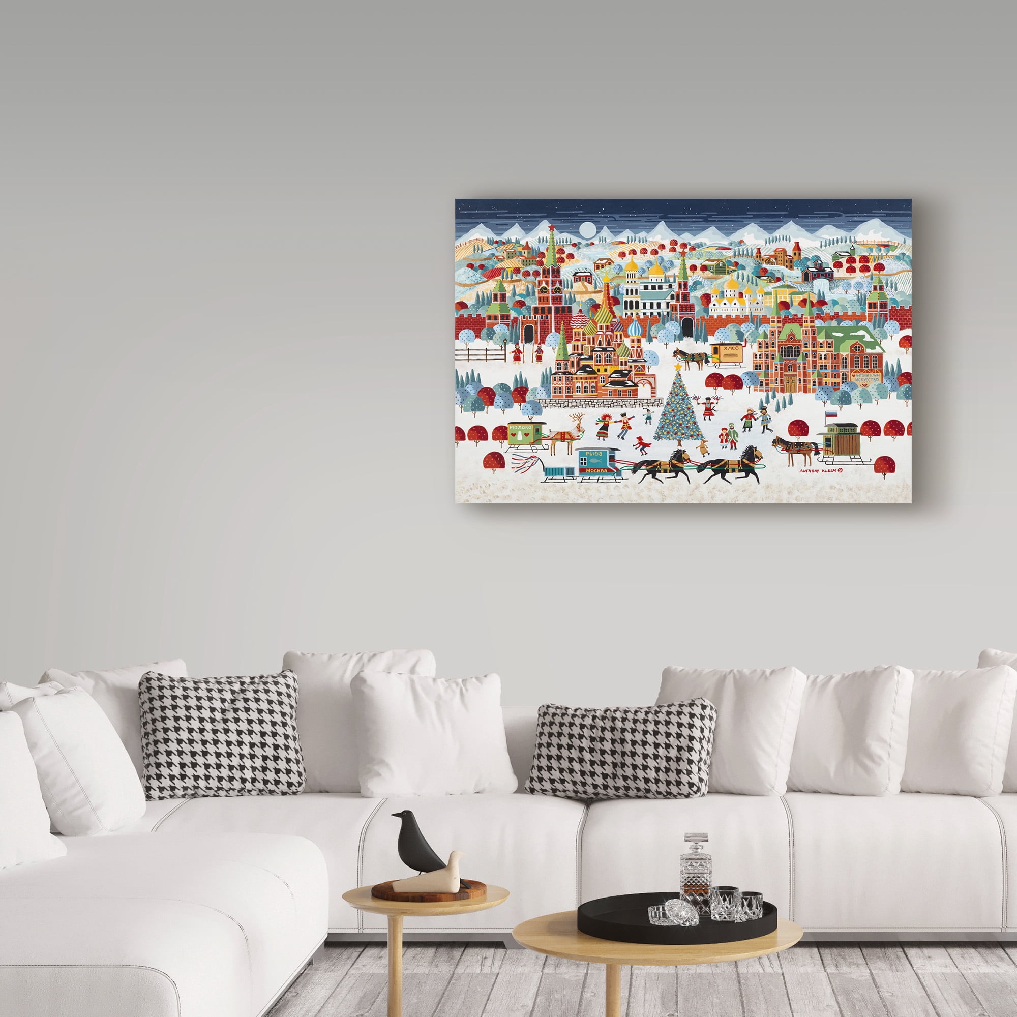 Trademark Fine Art 'The Autumn Farm' Canvas Art by Anthony Kleem