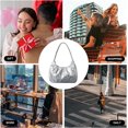 thumbnail image 7 of LinYooLi Puffer Bag Small Trendy Light Winter Nylon Designer Dumpling Bag Hobo Shoulder Handbags for Women, 7 of 7