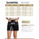 thumbnail image 4 of Pantalones cortos luvamia FLExclusive, vaqueros para mujer, talle alto, color negro, 4 of 7
