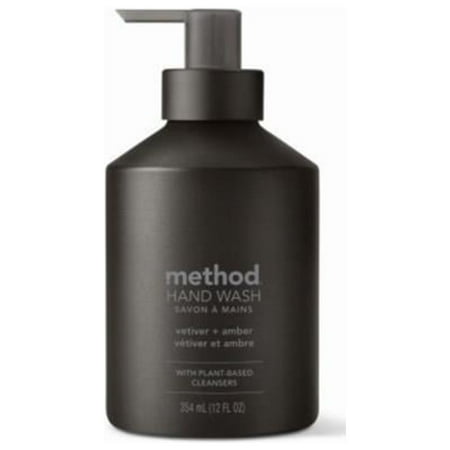 Method Gel Hand Wash Vetiver + Amber  Premium Aluminum  12 oz