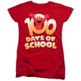 thumbnail image 3 of Sesame Street Elmo 100 Days Women's T Shirt, Red, Large, 3 of 5