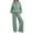 Green, variant on longantii Lounge Sets for Women Sweatsuits 2 Piece Outfits 2025 Fall Drawstring Sweatshirt Wide Leg Sweatpants Tracksuit Fashion Fall Winter Travel Airport Outfits Black M