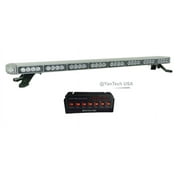 50" Amber LED Emergency Light Bar Flashing Tow/Plow Truck Wrecker w/ TAKE DOWN, ALLEY, BRAKE/TURN SIGNAL LIGHTS