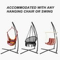 LAZZO CType Hammock Chair Stand,Heavy Duty Steel Solid Hammock Rack