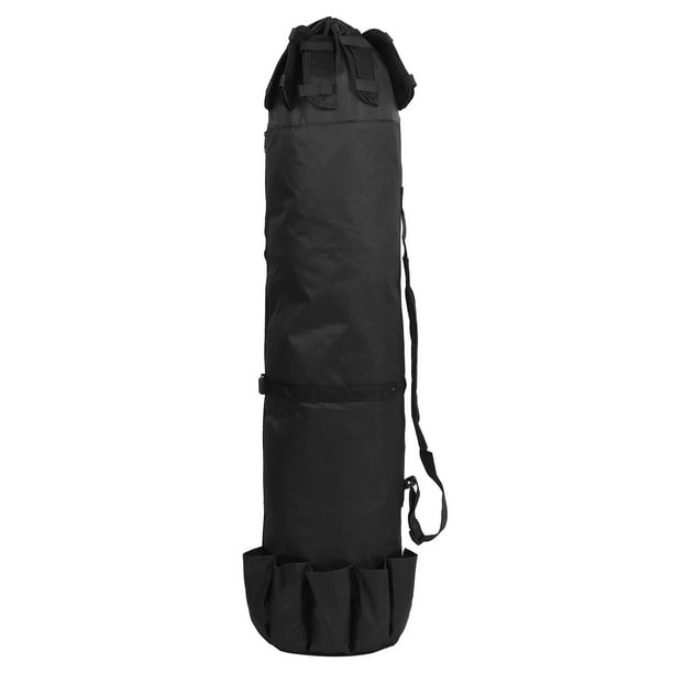 Cylindrical Fishing Rod Bag, Portable Waterproof Multifunctional Foldable Fishing  Rod Bag Case For Fishing Gear Accessories Black 