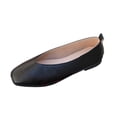 thumbnail image 3 of YHAJDS Closed Toe Flats for Women Solid Color Slip On Loafer Mules Low Heel Dress Office Walking Shoes, 3 of 10