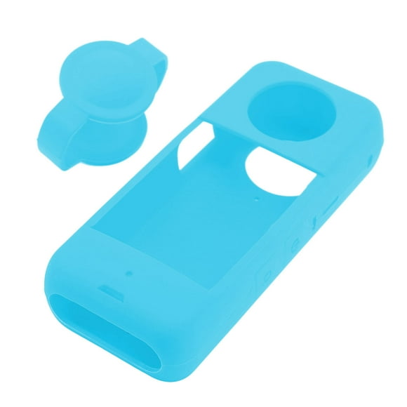 Silicone Camera Lens Protective Cover, Anti Shock Silicone Camera Protective Case Reinforcement Surfaces Design Beautiful For Panoramic Camera Black,Red,Blue