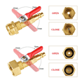 thumbnail image 2 of RV Winterize Blowout Adapter Kit, Sprinkler Wintering Blowout Adapter for 1/4In Quick Connect Plug 3/4In GHT Garden Hose, 2 of 5