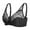 Z1-Black, variant on Bras for Women Push up Full-Coverage Bra Front Close Bra Thin Cup Bras Black, 48G