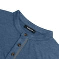 thumbnail image 4 of Thrilos Mens Henley Shirts Long Sleeve Casual Tops Lightweight Pullover Shirt Button Cotton T-Shirt with Pocket, 4 of 7