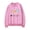 Pink, variant on Example Merch Hoodie unisex long sleeved retro casual round neck pullover