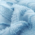thumbnail image 3 of Tufted Comforter Set,2 Pieces,Jacquard Embroidery Damask,Soft Lightweight Shabby Chic Bedding Set for All Seasons,Light Blue,Twin, 3 of 7