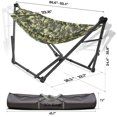 thumbnail image 3 of Tranquillo Uniki Folding Camping Hammock Stand with 550lbs Capacity, Camo, 3 of 10
