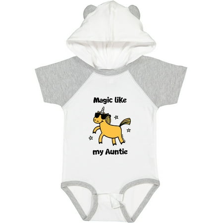 

Inktastic Unicorn Magic Like Auntie Gift Baby Boy or Baby Girl Bodysuit