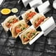 thumbnail image 5 of Delicias del chef, soportes para tacos apilables de acero inoxidable en forma de U que ahorran espacio, resistentes al óxido para obtener resultados profesionales, 5 of 8