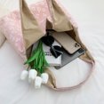thumbnail image 2 of Bolso hobo de moda para mujer, bolso de axila de gran capacidad, nailon para mujer (rosa) Sywqhk Para Estrenar, 2 of 9