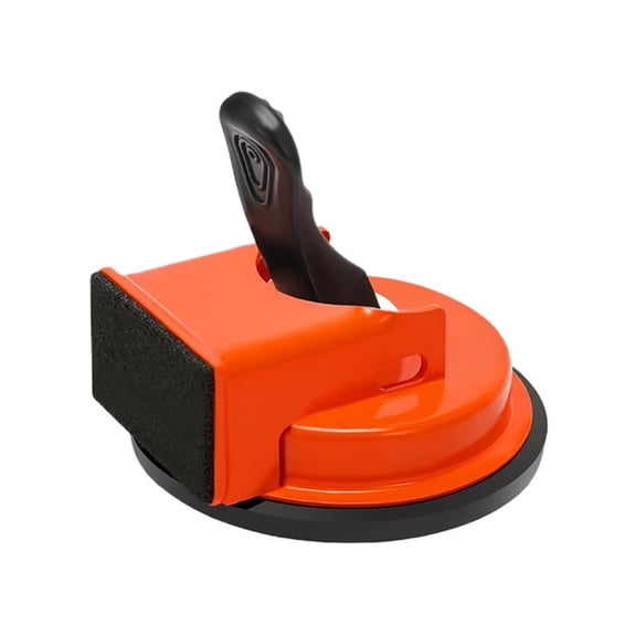 Floor Gap Fixer Tool, Heavy-Duty Flooring Suction Cup Puller for Laminate, Wood, Tile & Vinyl, Durable Compact Gap Repair Tool (Orange)