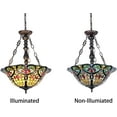 thumbnail image 2 of RADIANCE Goods Tiffany-Style 3 Light Victorian Inverted Ceiling Pendant 18" Shade, 2 of 2