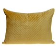 thumbnail image 1 of HomeRoots 402791 Yellow Lumbar Tufted Throw Pillow, 1 of 1