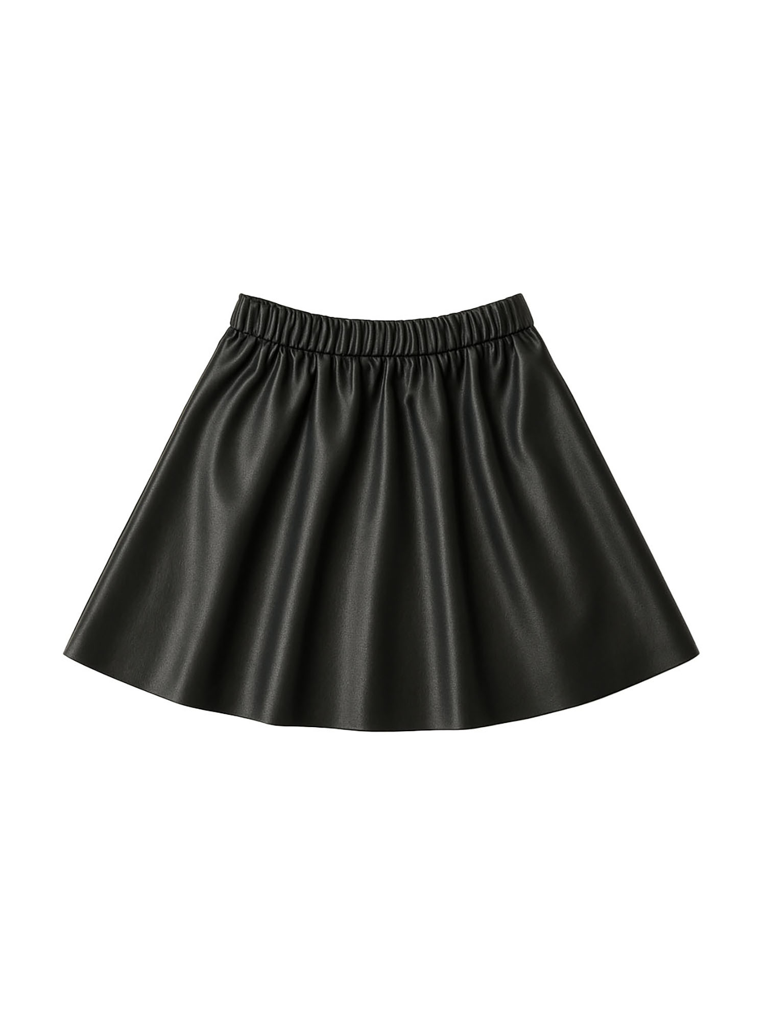 Wonder Nation Girls Pleather Skater Skirt, Sizes 4-18 & Plus
