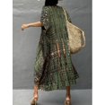 thumbnail image 6 of Stylish Tie Dye Open Front Long Kimono Swimsuit Cover Up for Women Swimwear Cover Ups, 6 of 11