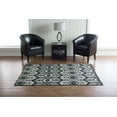 thumbnail image 4 of Linon Salonika Veria Reversible Woven Wool 5'x8' Rug in Gray, 4 of 5