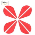 thumbnail image 2 of Archery Fletches   Fletching  Rubber  Fletching 36pcs Archery  Fletches Rubber Fletching Feathers DIY Accessory For Compound Bow Red, 2 of 8