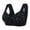 Bras for Women - Black, variant on uvwlwu Women Front Snap Wireless Floral Print Shaping Cup Bra Wide Adjustable Tank Straps Thin Light Support Full Figure Breathable All Day Daily Comfort Underwear,60