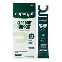 Supergut GLP-1 Daily Support Unflavored Prebiotic Fiber Blend for Appetite Support & Digestive Health, Stick Pack Box, 8 servings