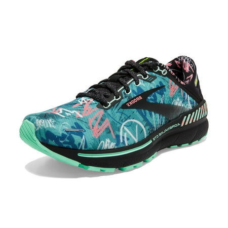 Brooks black top and pink
