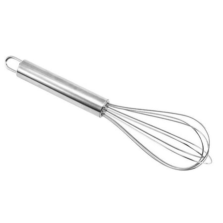 

Morefun 10 Inch Egg Beater Handle Whisk Stainless Steel Durable Kitchen Stirrer Egg Beater Tool